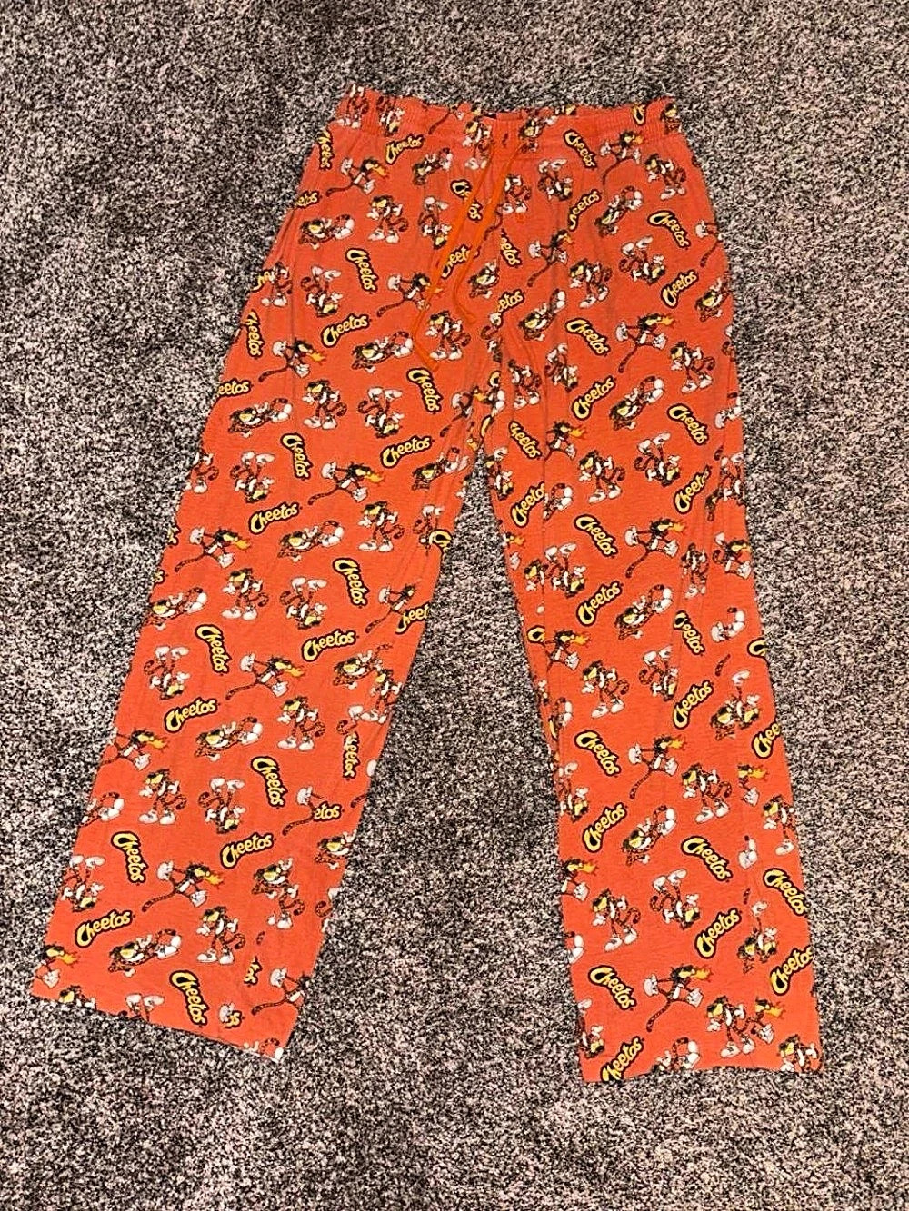 Cheetos Chester Cheetah Allover Print Lounge Sleep Pajama Pants Print Lounge